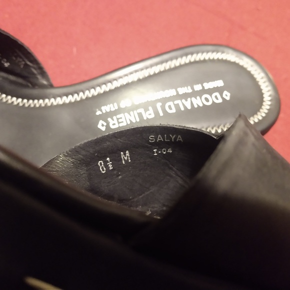 Donald J Pliner Salya Platform Sandals Black 8.5W - Picture 4 of 8